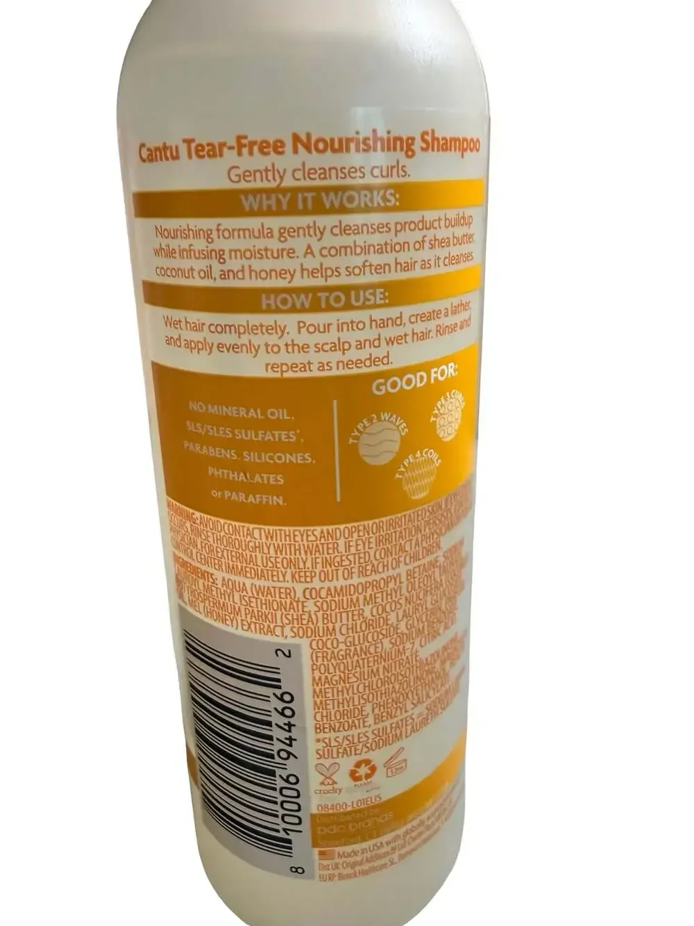 Cantu For Kids Tear-Free Nourishing Shampoo, 16 fl oz (Set of 2)